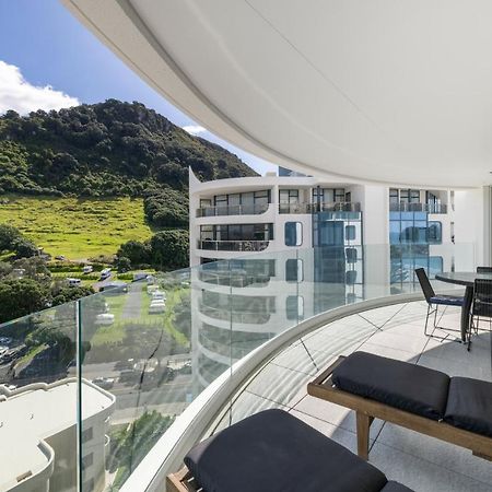 Oceanside Apartment With Iconic Views Mount Maunganui Eksteriør billede